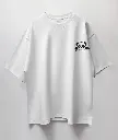Exclusive Street Panda White Oversized T-Shirt for Men