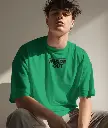 Inside Out Green Oversized T-Shirt for Men