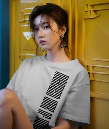 Streetstyle White Oversized T-Shirt for Women