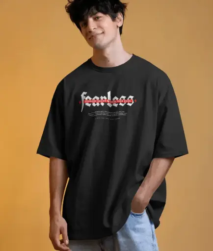 Fearless Oversized Tee For Men
